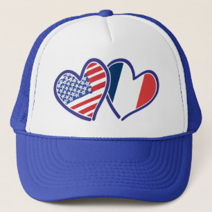 Casquette USA France Love Heats