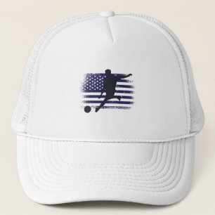 Casquette USA Soccer Fan Jersey Shirt American Flag
