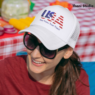 Casquette USA Your Voice Your Vote Election Politics