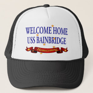 Casquette USS à la maison bienvenu Bainbridge