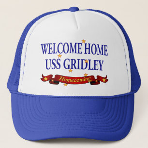 Casquette USS à la maison bienvenu Gridely