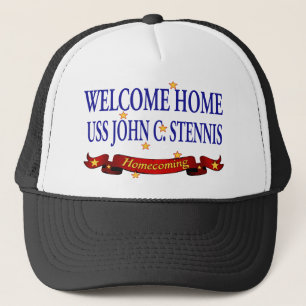 Casquette USS à la maison bienvenu John C. Stennis