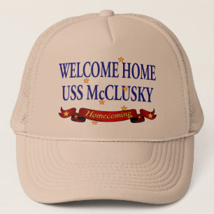 Casquette USS à la maison bienvenu McClusky