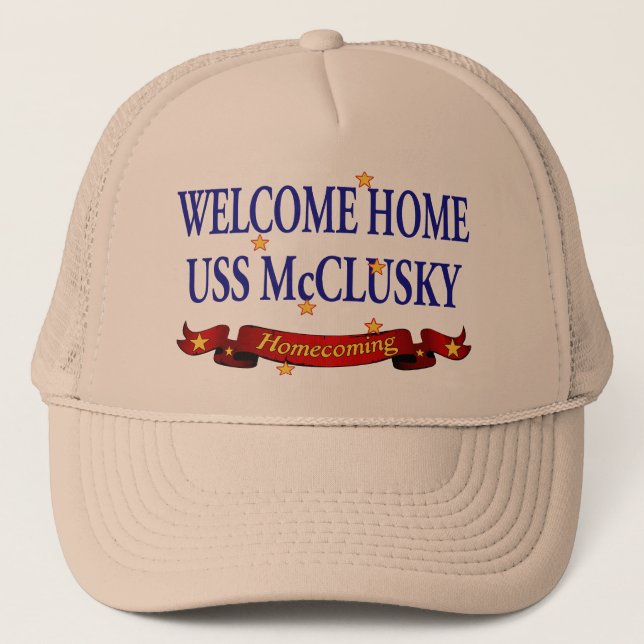 Casquette USS à la maison bienvenu McClusky (Devant)