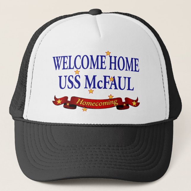 Casquette USS à la maison bienvenu McFaul (Devant)