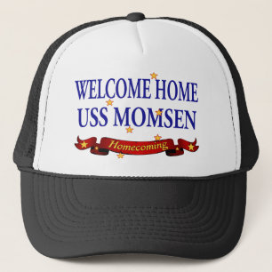 Casquette USS à la maison bienvenu Momsen