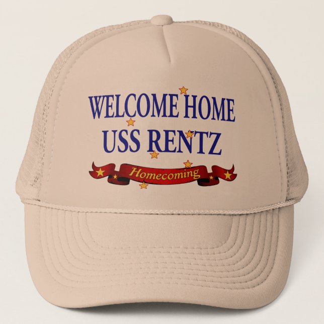 Casquette USS à la maison bienvenu Rentz (Devant)