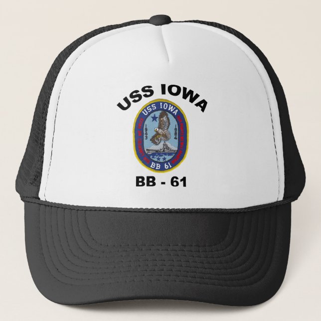 Casquette USS Iowa BB-61 (Devant)