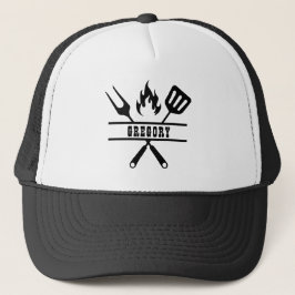Casquette Ustensile Grillmaster Nom personnalisé