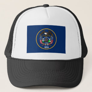 Casquette Utah : Le drapeau américain de l'État de la ruche,