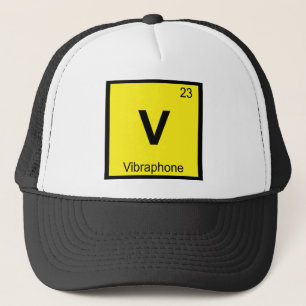 Casquette V - Table périodique de la chimie de la musique de