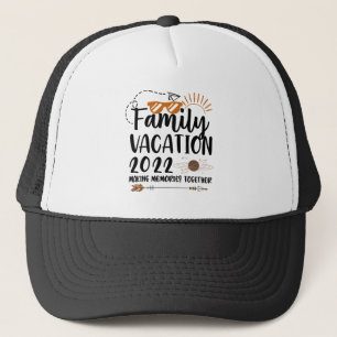 Casquette Vacances en famille 2022 Voyage de souvenirs assor