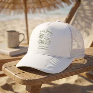 Casquette Vacances en famille sur mesure minimaliste