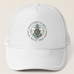 Casquette Vacances familiales personnalisées Voyage en batea