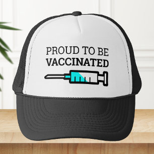 Casquette Vaccin contre la Covid-19   Fier de me faire vacci