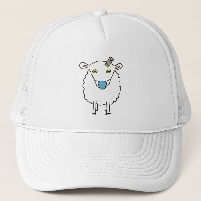 Casquette Vaccination contre la cire des moutons (Devant)