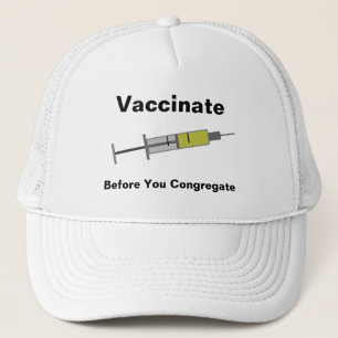 Casquette Vacciner avant votre congrégation