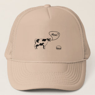 Casquette Vache à l'hamburger