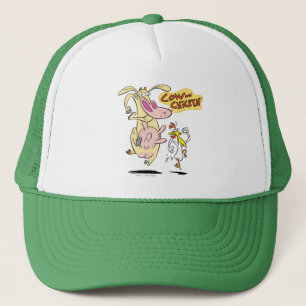 Casquette Vache et poulet à courir graphique