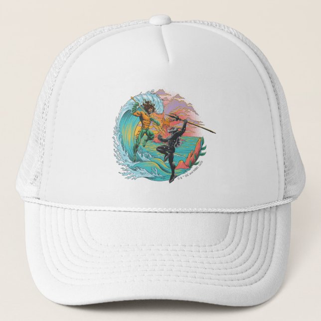 Casquette Vague marémotrice Aquaman & Black Manta (Devant)