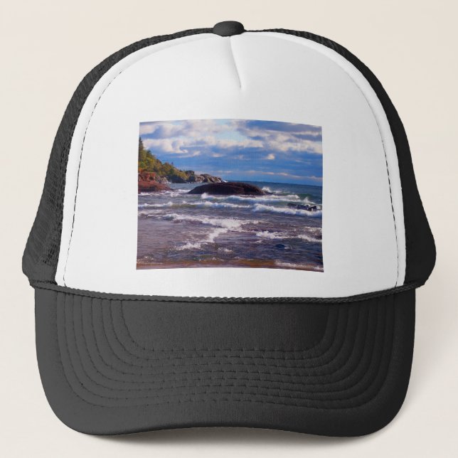 Casquette Vagues Sur Le Lac Supérieur (Devant)