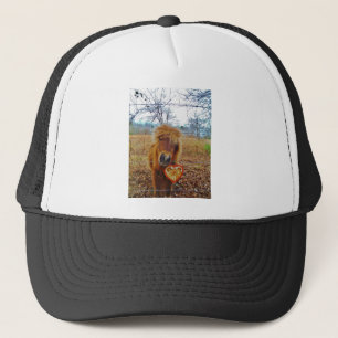 Casquette Valentine Heart Miniature Brown Horse