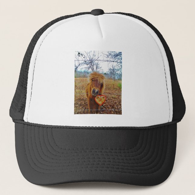 Casquette Valentine Heart Miniature Brown Horse (Devant)