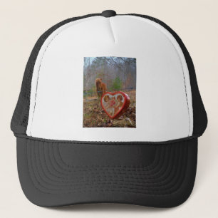 Casquette Valentine Heart Miniature Brown Horse