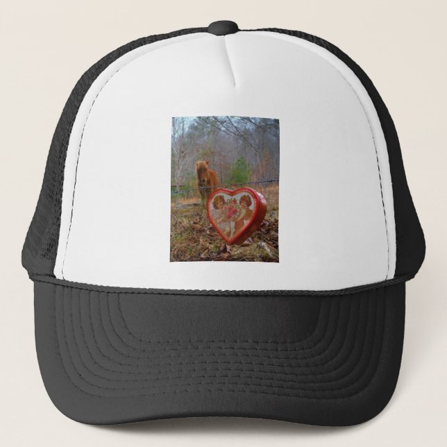 Casquette Valentine Heart Miniature Brown Horse (Devant)