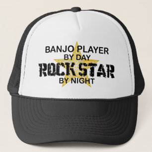 Casquette Vedette du rock de joueur de banjo par nuit