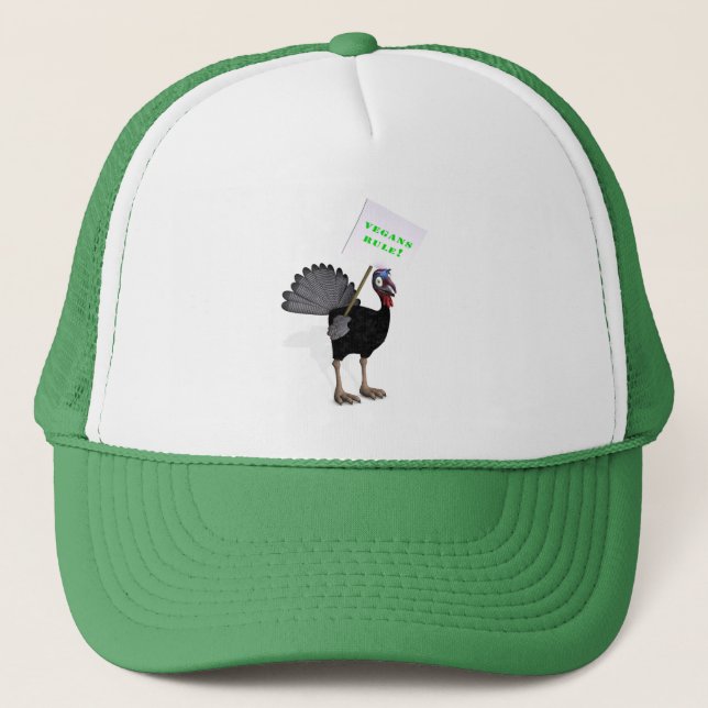 Casquette Vegans Rule ! (Devant)