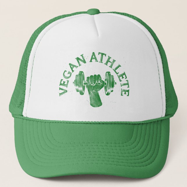 Casquette végétalien d'athlète (Devant)