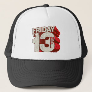 Casquette Vendredi 13   Logo 3D empilé saignant