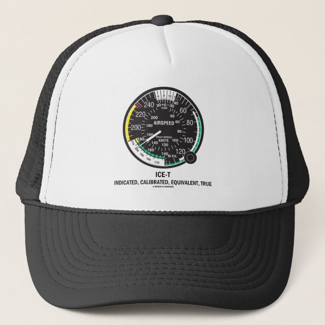 Casquette Véritable anénomètre (mnémonique d'ICE-T) (Devant)