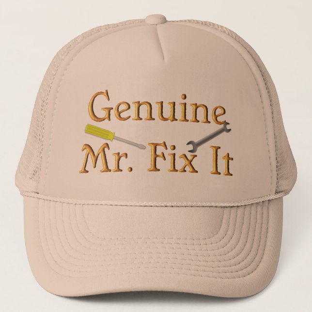 Casquette Véritable M. Fix It (Devant)