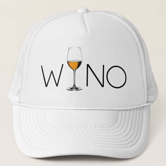 Casquette Verre d'amateur de vin de Wino (Devant)