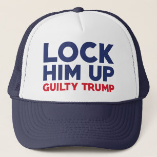 Casquette Verrouiller Trump coupable