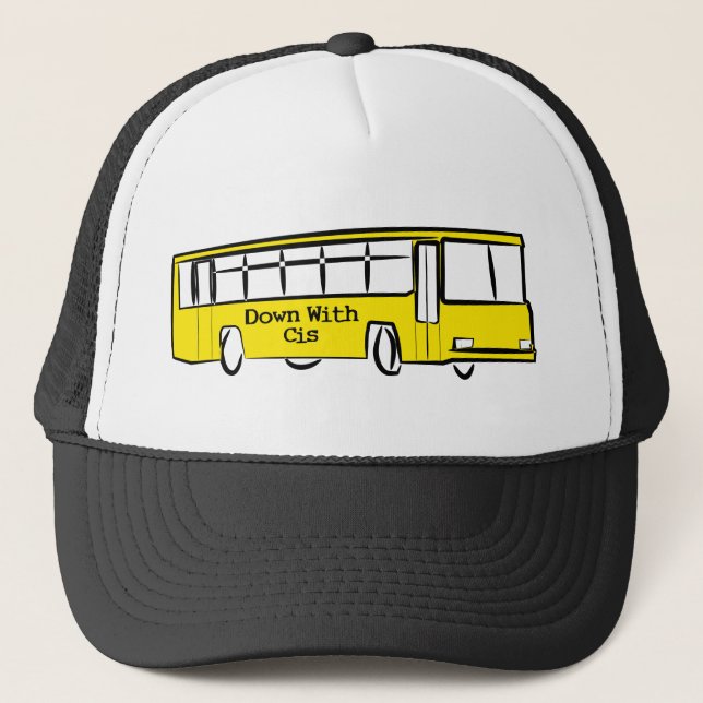 Casquette VERS LE BAS AVEC l'autobus CIS (Devant)