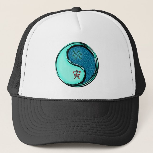 Casquette Verseau & Tigre d'eau (Devant)