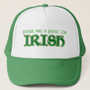 Casquette Versez-moi une pinte que je suis irlandais