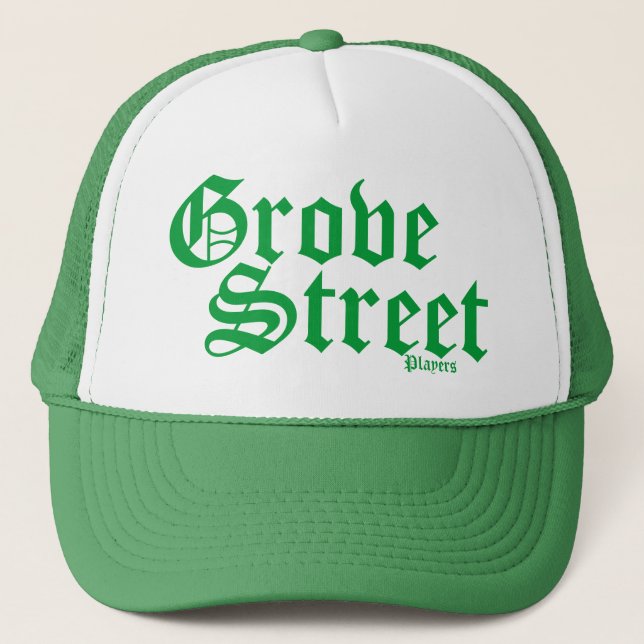 Casquette vert chanceux de camionneur de rue de (Devant)