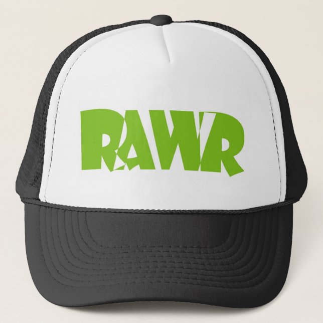 Casquette vert clair de Rawr (Devant)