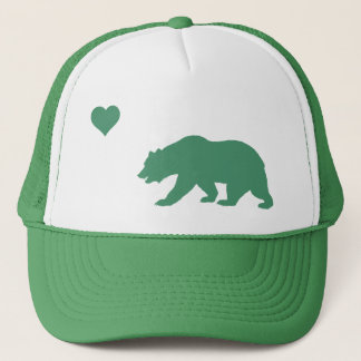 Casquette vert de camionneur d'amour de la