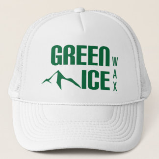 Casquette vert de camionneur de cire de glace