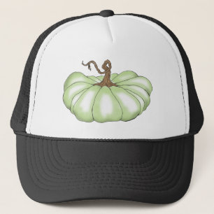 Casquette vert plat citrouille