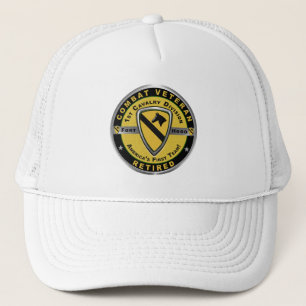 Casquette Vétéran à la retraite de la 1re division de cavale