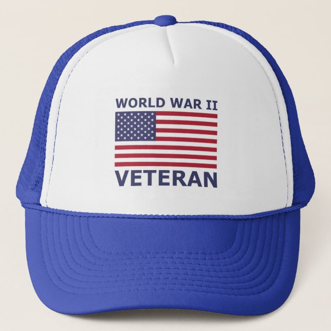 CASQUETTE VÉTÉRAN DE LA DEUXIÈME GUERRE MONDIALE (Devant)