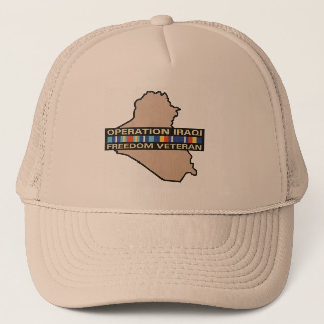 CASQUETTE VÉTÉRINAIRE DE LIBERTÉ DE L'IRAK (Devant)