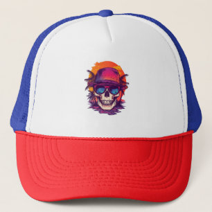 Casquette Vibe de Crâne Tropical