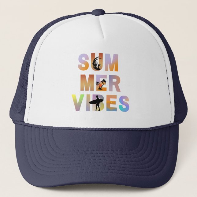 Casquette Vibes d'été uniquement (Devant)